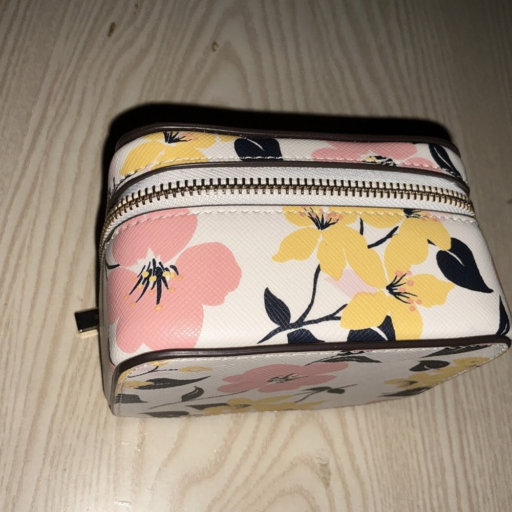 Kate Spade Jewelry Accessory Case Compact Portable Floral Print - Picture 6 of 6